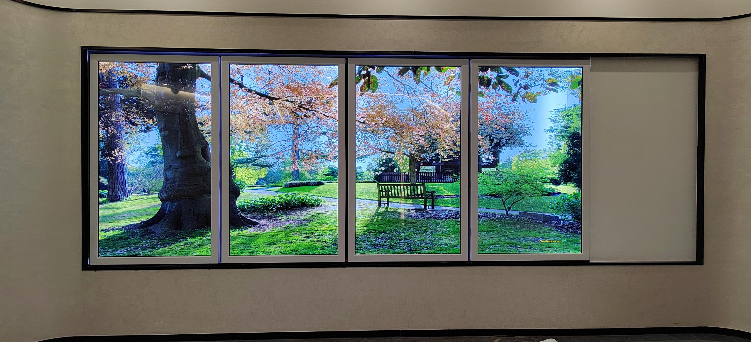 海口65寸透明柜展示屏